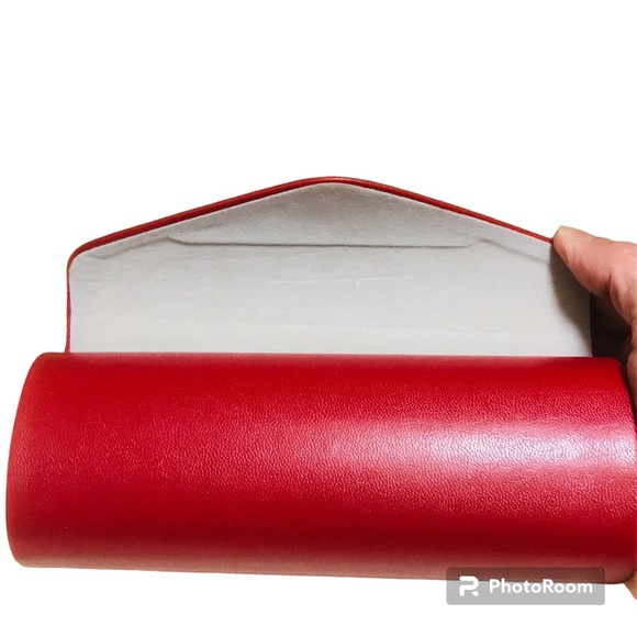 Valentino Red Sunglasses Case Glasses - Picture 2 of 8